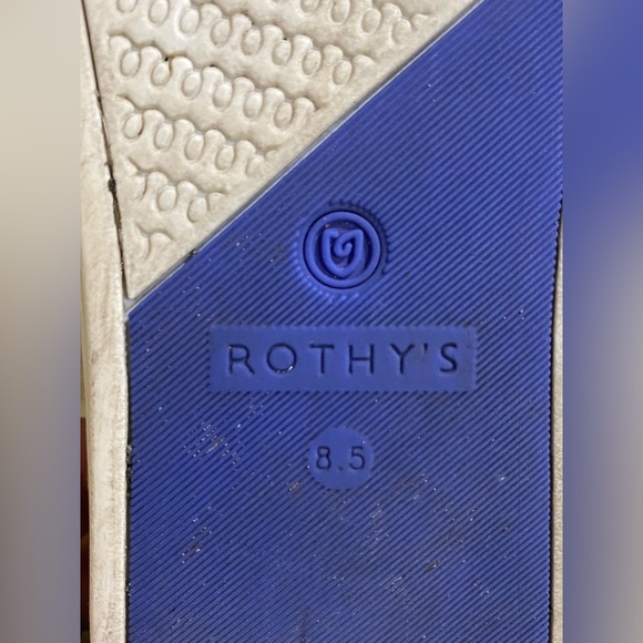 Rothy’s The Slip On Sneaker Grey Camo Print Comfort Casual Size 8.5 - Picture 9 of 10